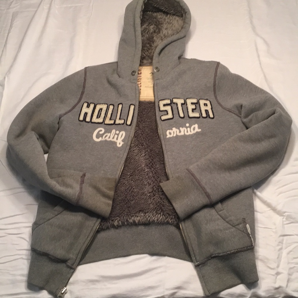 Hollister heavy lined hoodie